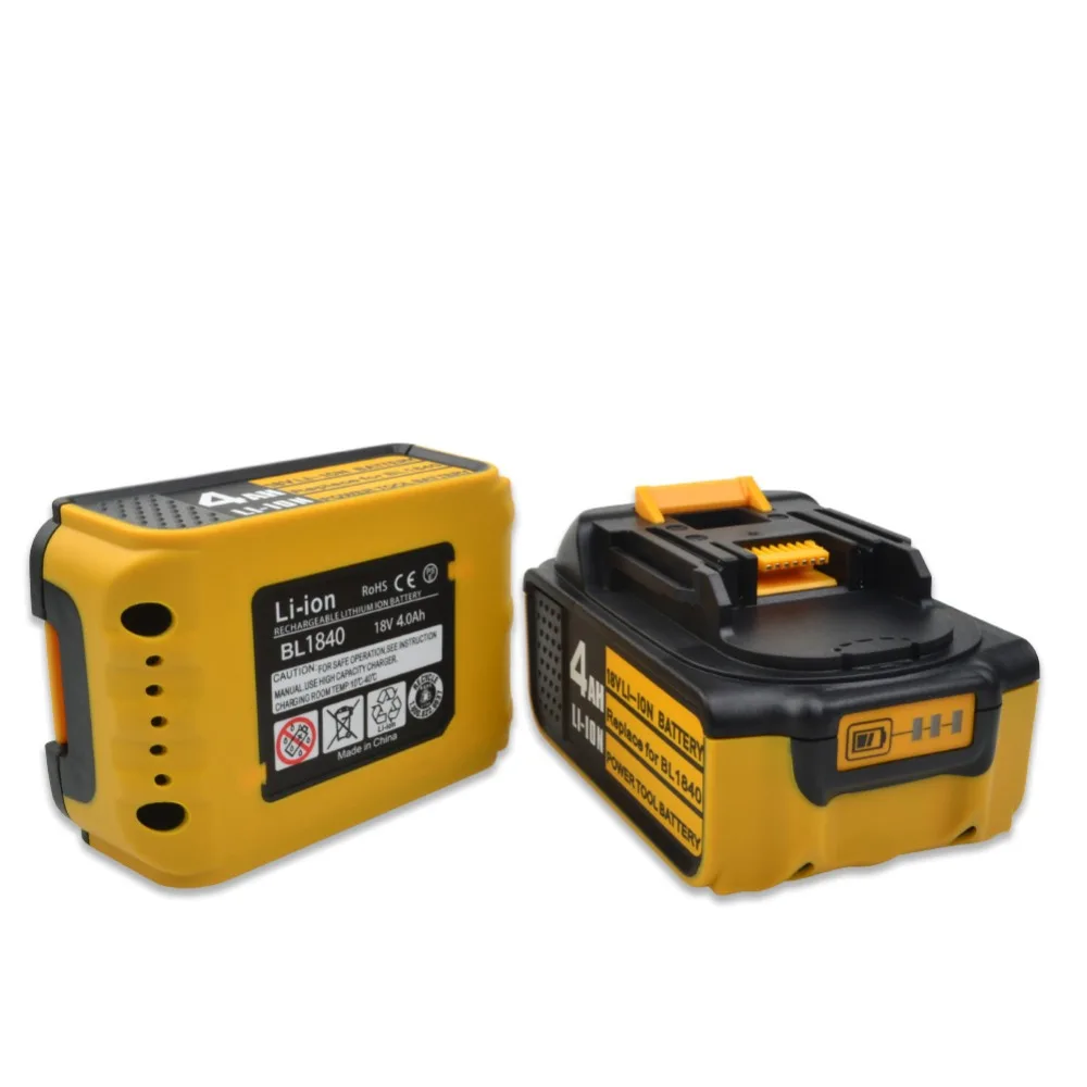 Новейший литий ионный аккумулятор 18 в 4 Ач 5 6 для Makita BL1860 BL1850 BL1830 BL1840 194205 3