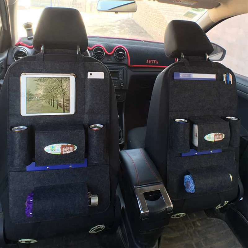 

Универсальная сумка для подгузников для детской коляски, защитный чехол для заднего сиденья автомобиля, подвесная сумка, органайзер для хр...