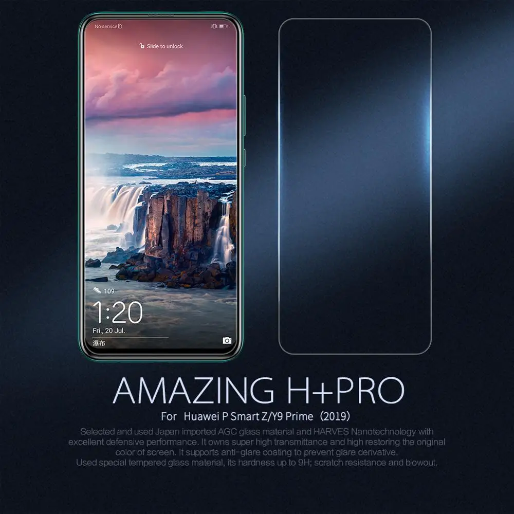Tempered Glass Screen Protector For Huawei Y9 Prime 2019 Nillkin Amazing H+Pro Front Transparent Clear | Мобильные телефоны и
