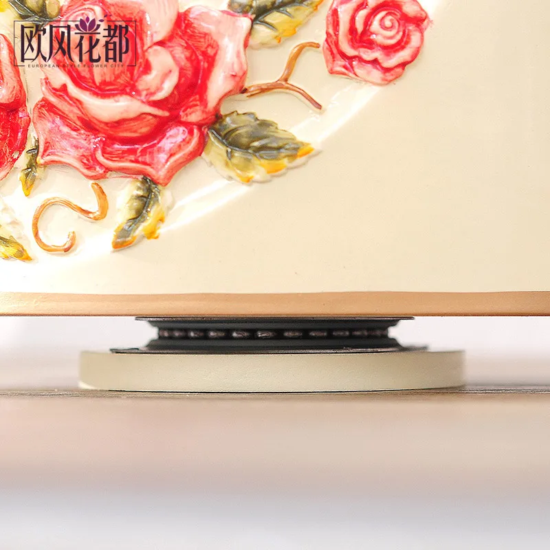 

Rotary multi function remote control box utility Home Furnishing European jewelry box decor decoration