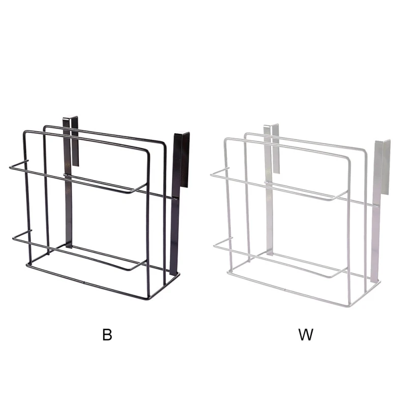 Free Punching Towel Storage Rack Kitchen Cabinet Door Hanging Cutting Board Household | Дом и сад