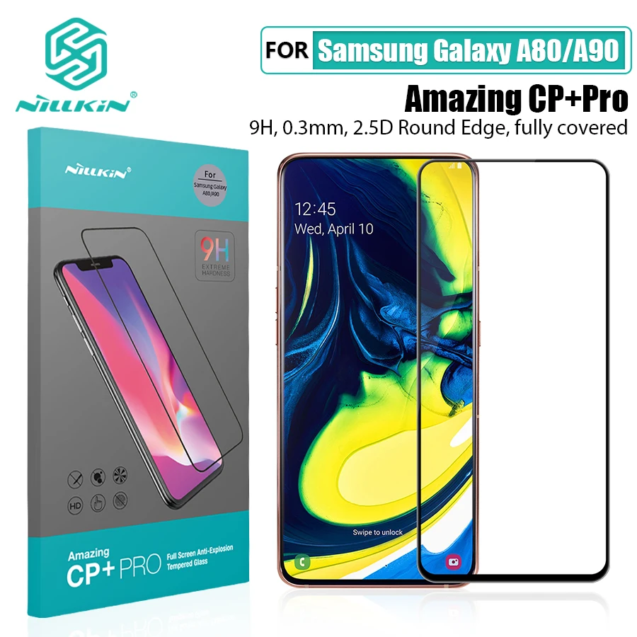 Защитное стекло для экрана NILLKIN Amazing H/H+ PRO 9H для samsung galaxy a80 версия