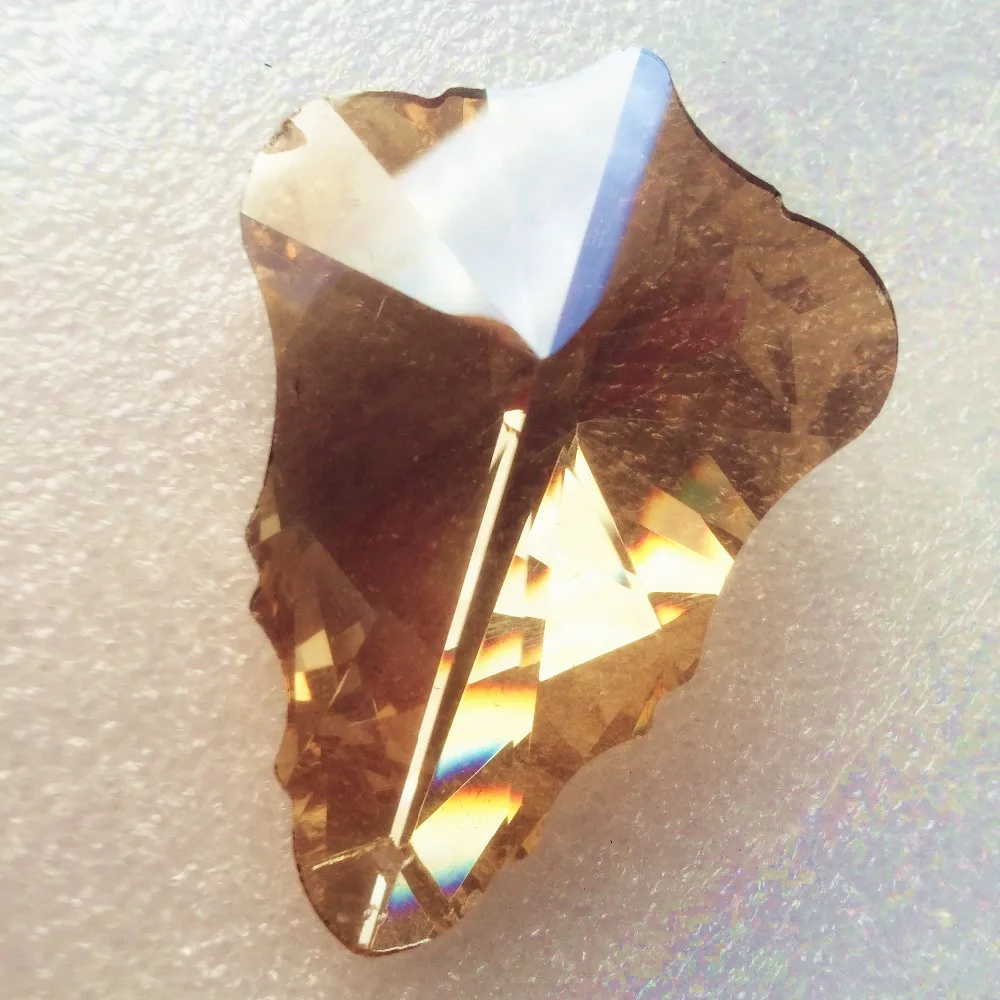 Оптовая цена AAA 50 шт 63 мм хрустальные призмы для шампанского подвески DIY запчасти