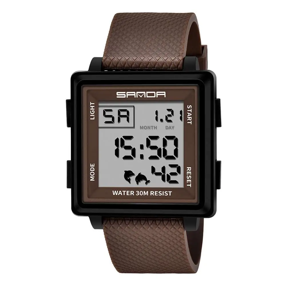 G Мужские стильные часы Reloj relogio Saat цифровые часы лучший бренд роскошные квадратные relogio masculino спортивные противоударные часы хронограф# A - Цвет: G