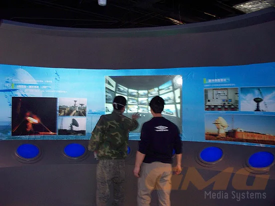 50 inch 6 points transparent Interactive Touch Foil Film Flexible touch foil film can be laminated onto glass |