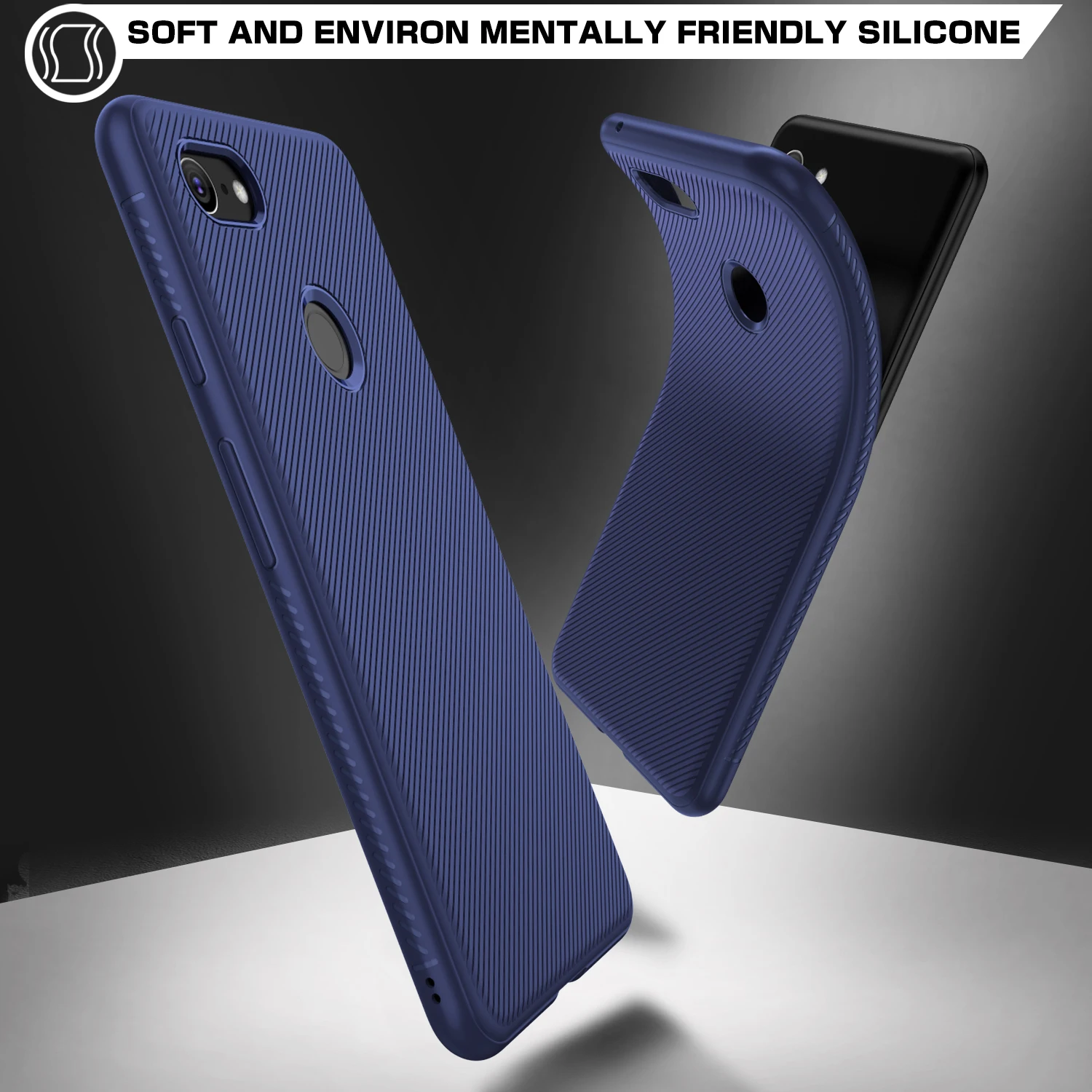 For Google Pixel 3A XL Case Silicone Anti-Slip Slim Matte Texture Soft TPU 4 Shockproof | Мобильные телефоны и аксессуары
