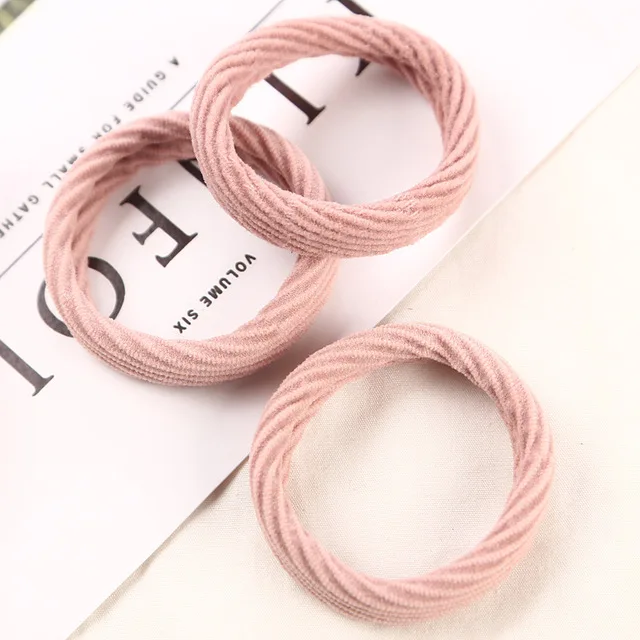 10PC pink 10 шт. веревка для волос новая высокая устойчивость бесшовная резинка аксессуары для волос для девочек и женщин резинка для хвоста резинки для волос Лидер продаж - Цвет: 10PC pink