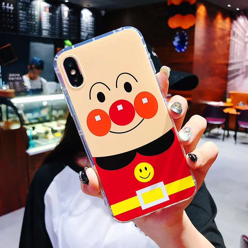 Забавный мультяшный хлеб Anpanman Прекрасный Мягкий ТПУ чехол для мобильного