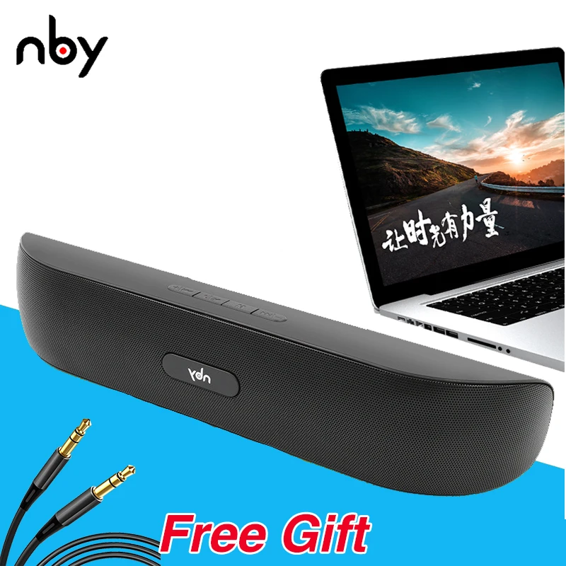 Bluetooth-Колонка nby008 портативная с Fm-радио 10 Вт | Электроника