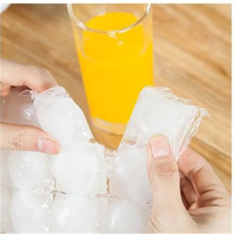10 штук упак. одноразовые пакеты для льда лоток с формой кубиков Лето DIY питьевой