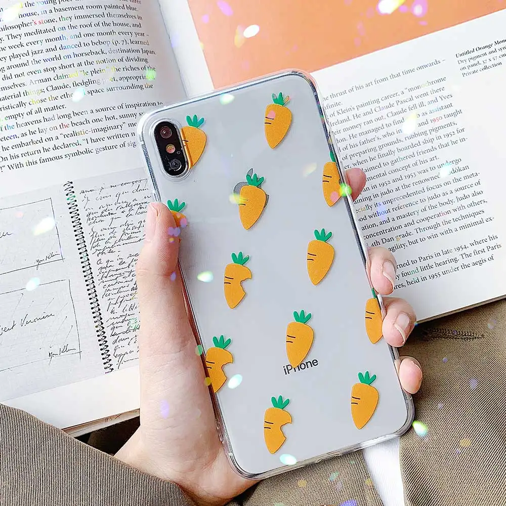 Прозрачный мягкий чехол Boucho для iphone XS MAX 8 7 6 6s plus Модный милый мультяшный телефона