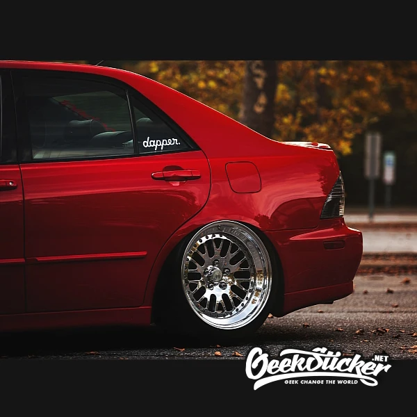 2 шт./лот милые светоотражающие автомобильные наклейки hellafпышной Dapper виниловые