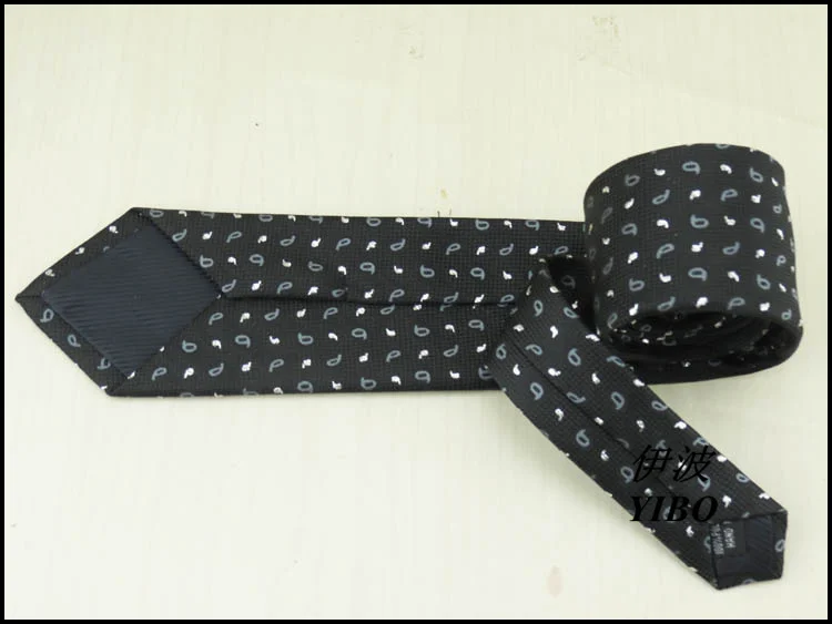 2015 последний мужской деловой Модный черный галстук/Серебряный и серый Кешью