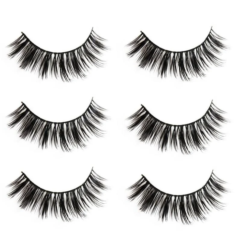 2018 Eyelashes Magnetic 3D Double Magnet Fals 1 Pair Wear Without Glue Natural Various Style Make With | Красота и здоровье