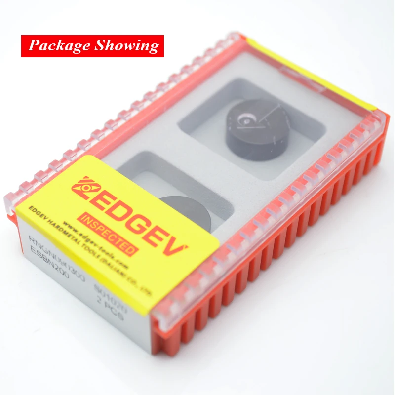 EDGEV круглые Твердые CBN вставки RNGN RNGN0603 RNGN0903 RNGN0904 RNGN1203 RNGN1204 RNGN1207 RNMN супер жесткие инструменты рулоны тормозной диск