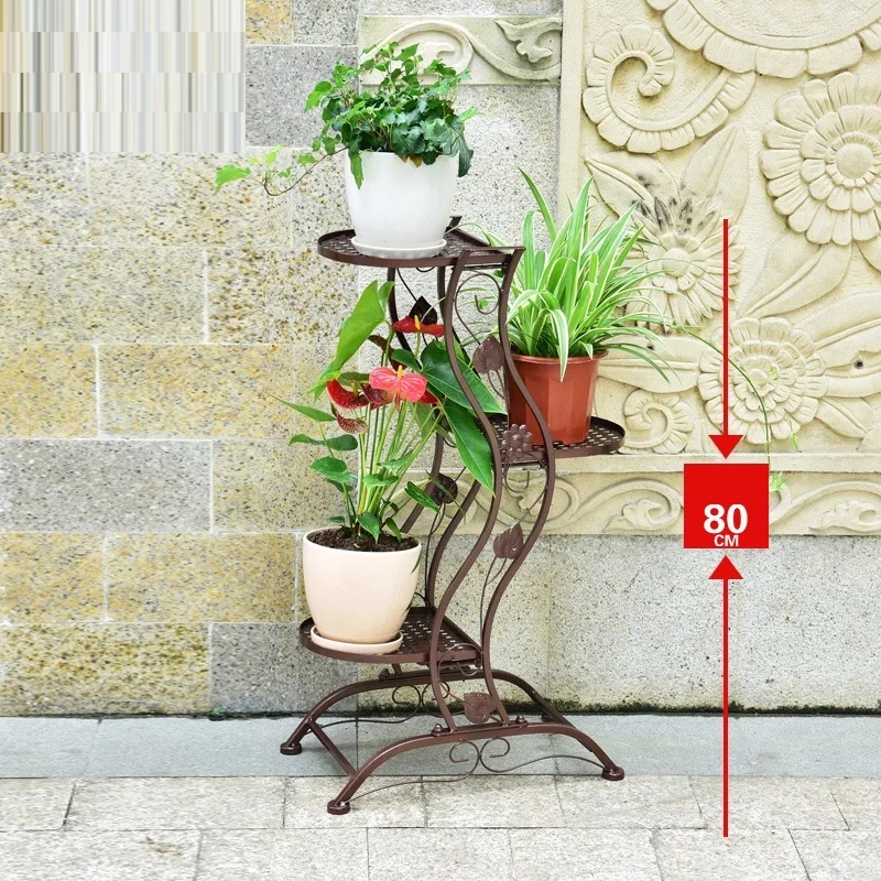MODEL C Balcon плантен Стандартный Dekorasyon украшения Garten Dekoration Dekarosyon стенд Balkon железная Балконная Цветочная полка для растений - Цвет: MODEL C