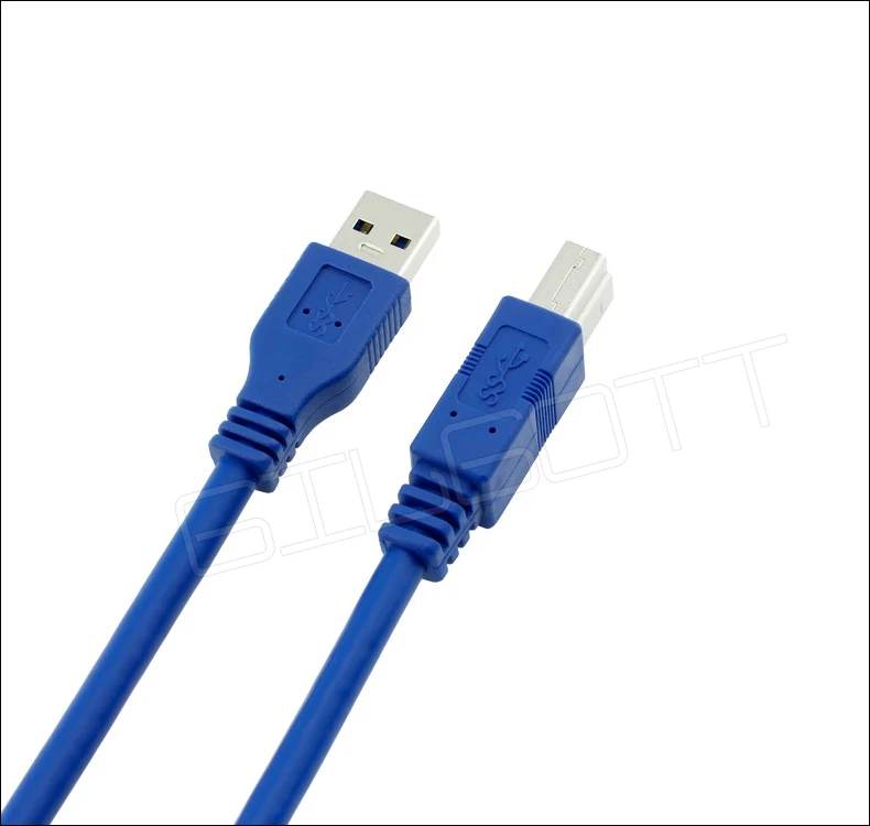 3 м Супер Скоростной USB 3,0 тип A штекер B Мужской кабель для синхронизации данных 5 Гбит/с AM/BM