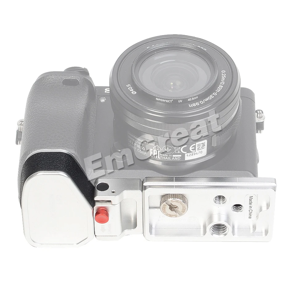 Lennon LB1+ LB3 быстросъемный l-образный кронштейн для sony A7II A7RII A7SII A9 с 1/" 3/8" резьбовым отверстием и кнопкой разблокировки