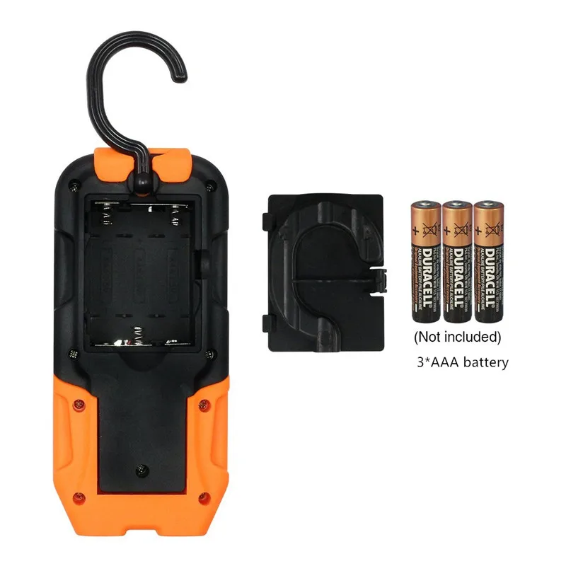 Портативный светодио дный светодиодный Рабочий фонарь 200 люмен многоцелевой COB
