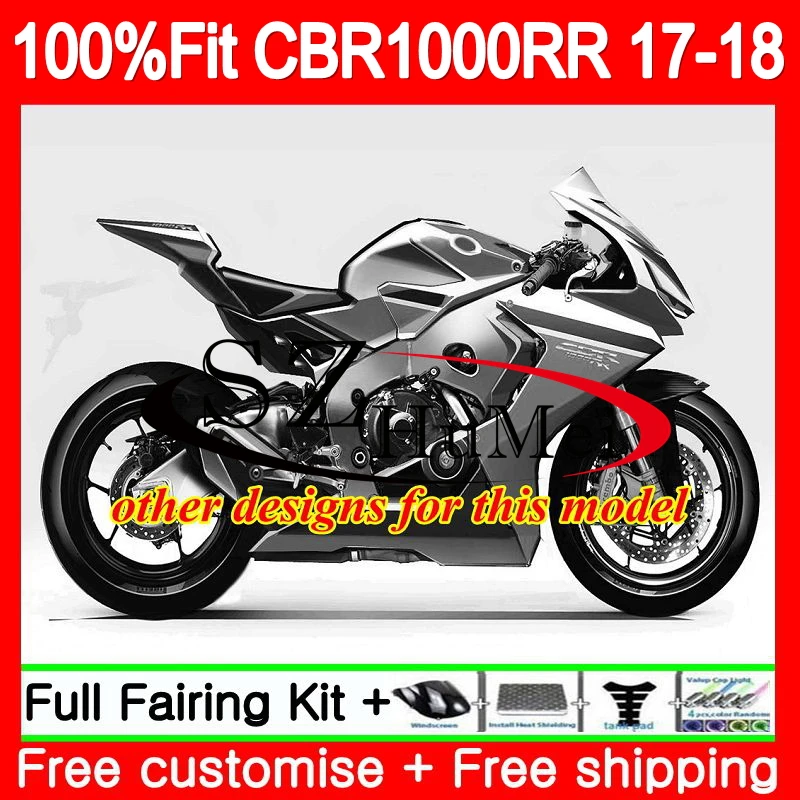 Комплект впрыска + бак для HONDA CBR 1000 RR CBR1000RR 17 18 107SH.2 1000RR Красный Серый Новый CBR1000 2017