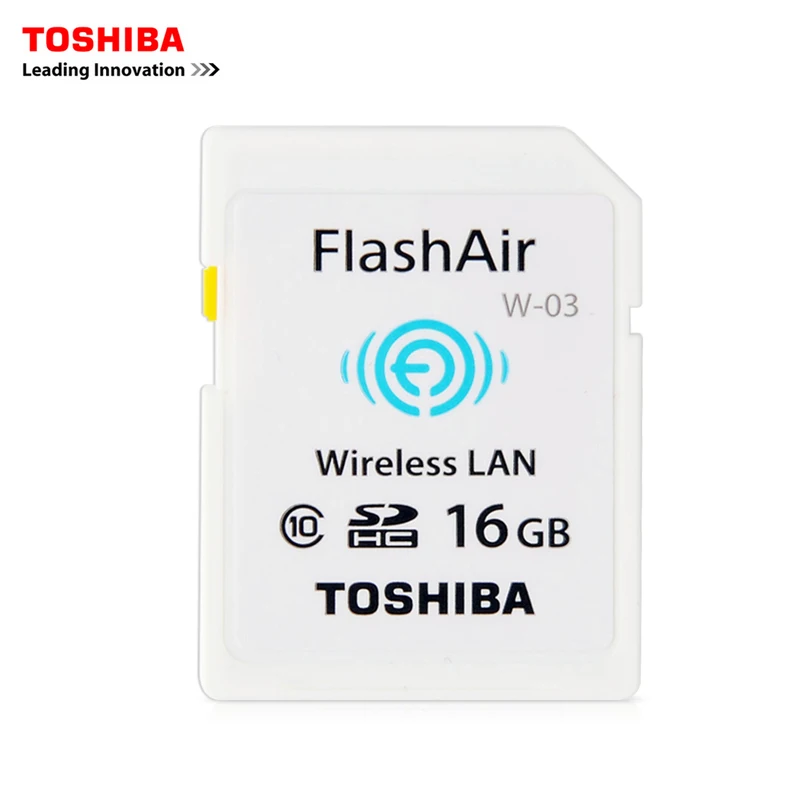 Toshiba W-03 Wi-Fi SD Card 16 ГБ 32 SDHC Class 10 UHS-я карта флэш-памяти карты для цифровых Камера |