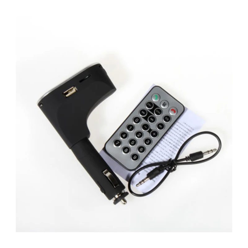 Fm передатчик ЖК дисплей Car Kit MP3 плееры Беспроводной модулятор со светодиодной