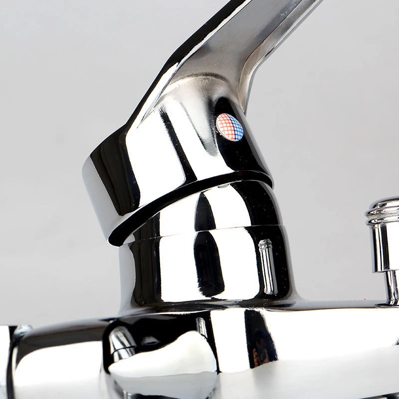 1X тройной горячий холодный смеситель для душа простой душевой кран ванна