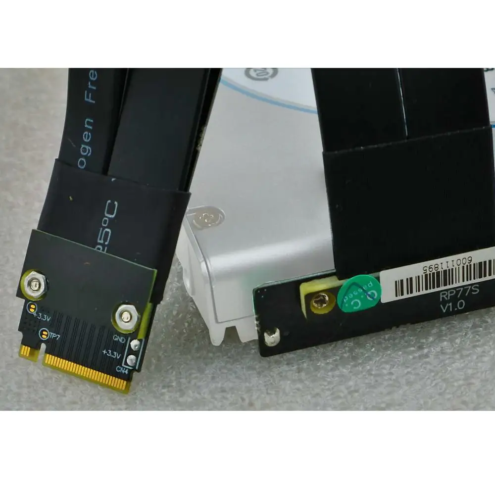 Удлинительный гибкий кабель U2 SFF-8639 U.2 to M.2 M Key-M M2 Adapter Riser Card ленточный для NVME SSD |