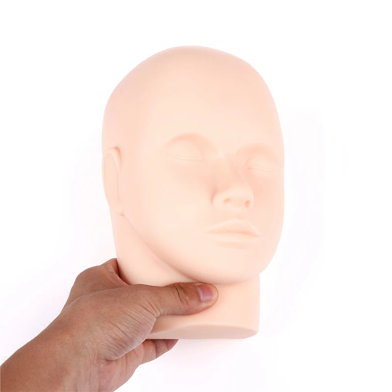 Человеческая голова манекена для лица Аксессуары кожи 3D микроблейдинг