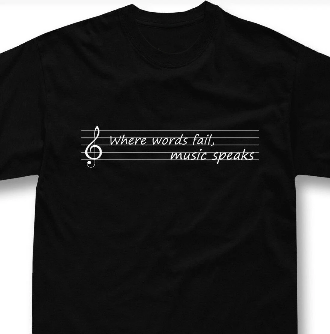 

Music T-shirt Pianist Guitar Player Gift Tee Men's All Cotton Crew Neck Tshirt