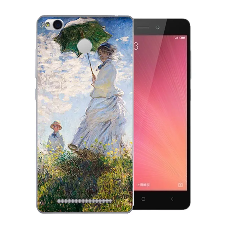For Xiaomi Redmi 3 Pro Case 3S S Van Gogh Pattern Soft Silicon Back Cover 5.0&quot for Prime Bags |