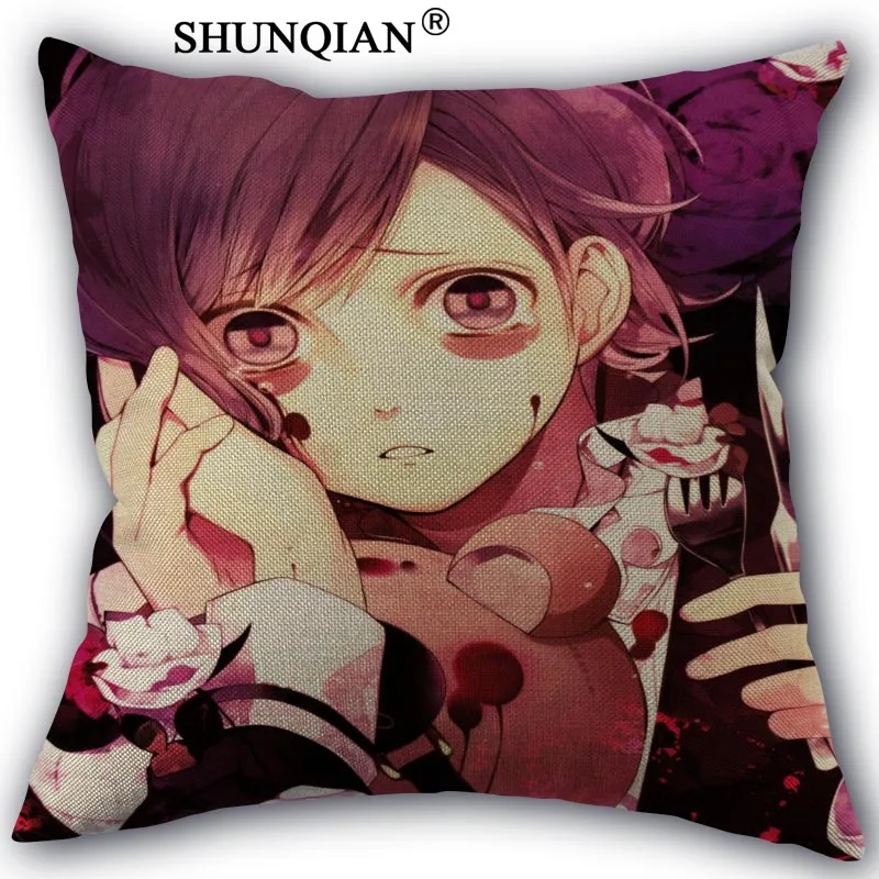 Изготовленная на заказ накидка для подушки Diabolik Lovers хлопковые льняные наволочки