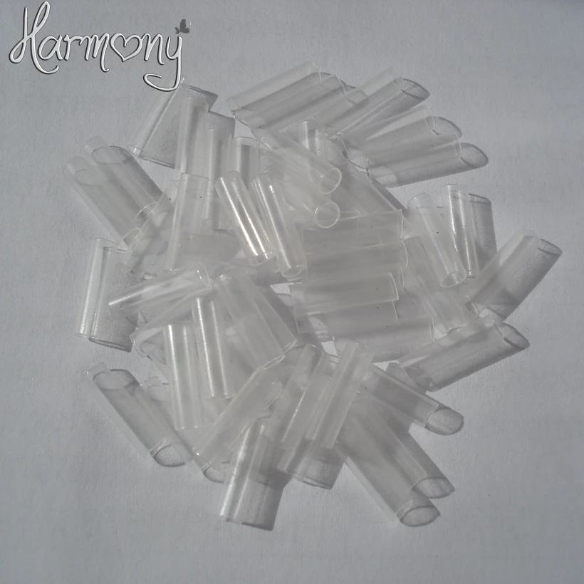 Лидер продаж! Усадочные трубки для наращивания волос черного цвета 1000 шт./лот