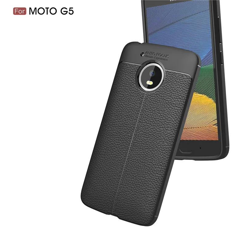 Для Moto G5 чехол из углеродного волокна Мягкий силиконовый чехол для телефона для MOTO g5 Dual SIM XT1676 5,0 дюймов модный противоударный чехол