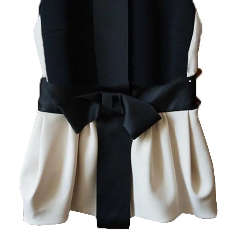 Новинка 2018 женский жилет с французским романтическим бантом весна осень модные