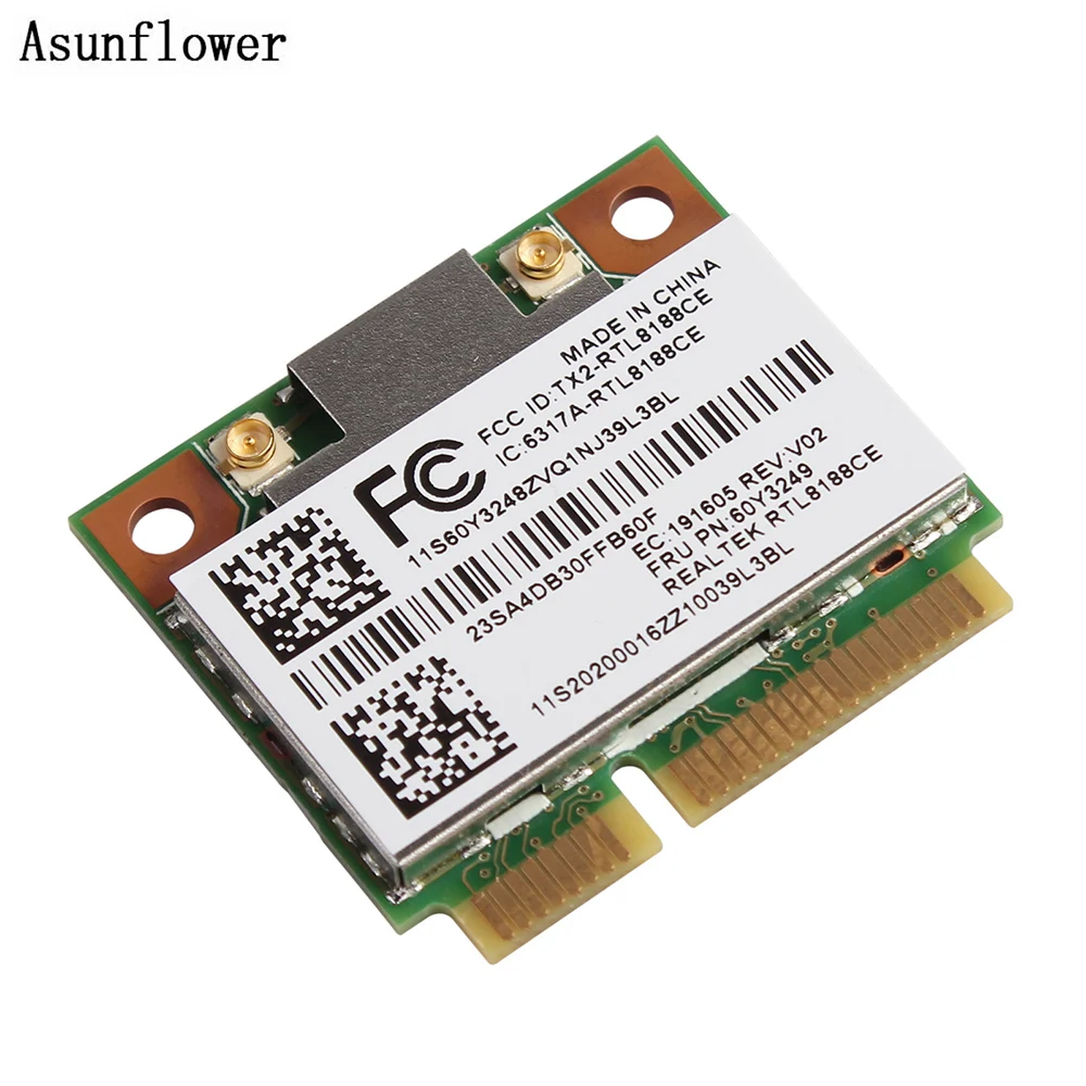 Новая беспроводная RTL8188CE PCI E WIFI Wlan карта для Lenovo|Сетевые карты| |