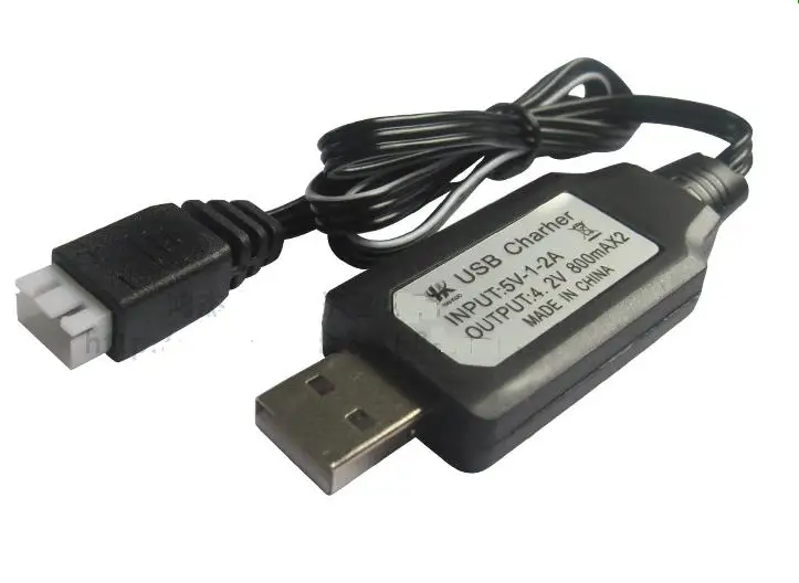 

Ewellsold 7.4v USB Charger cable for 7.4V Li-polymer battery 7.4V Li-ion battery 2pcs