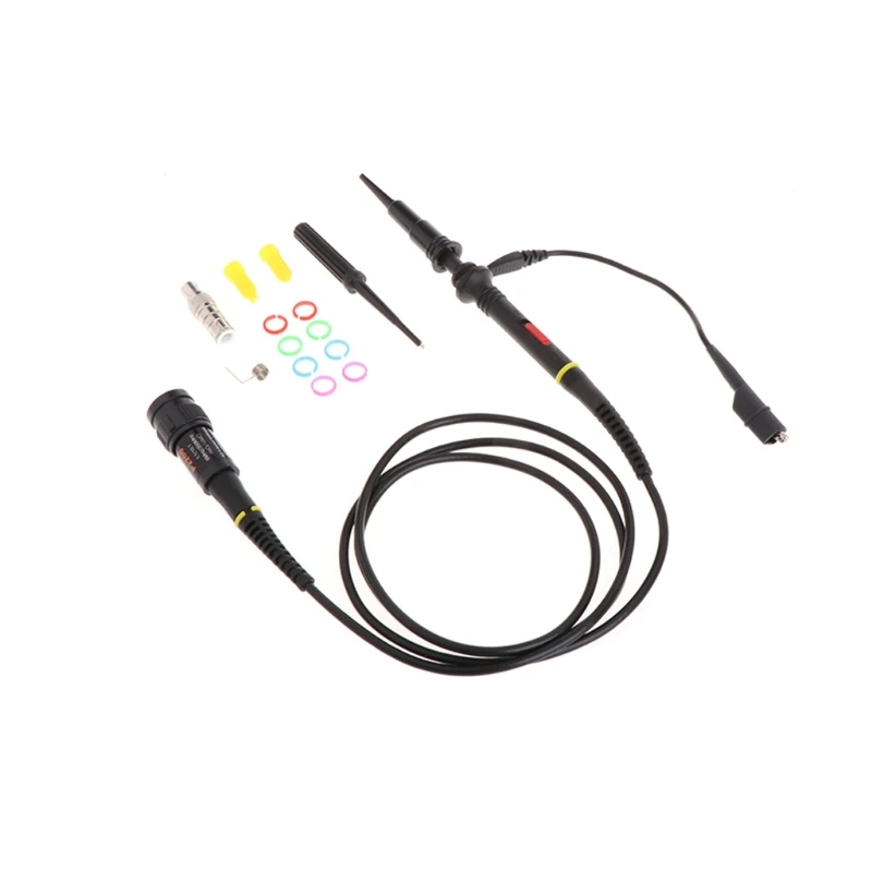 

1X 10X P2200 200MHz High Precision Oscilloscope Probe Alligator Test Clip with Adjustable Attenuation Rate