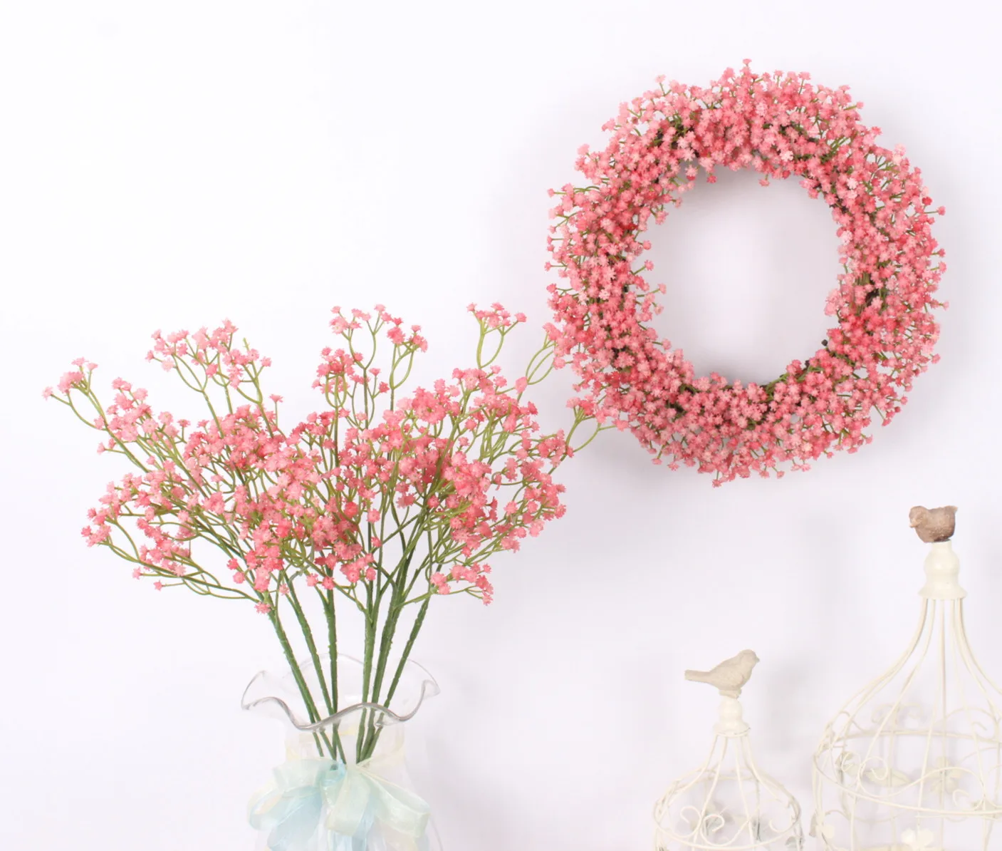 DIY 30 см Европейский Искусственный Лаванда растение ротанга венок гирлянда Свадебная вечеринка дверь порог декор домашнего окна цветы подарок
