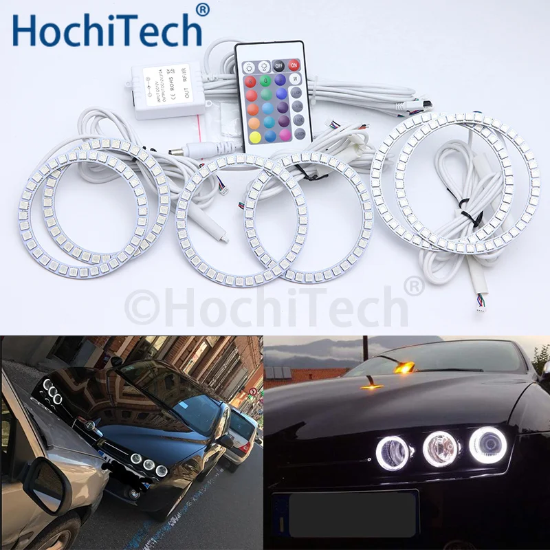 Для Alfa Romeo 159 2005 2006 2007 2008 2009 2010 2011 Многоцветный комплект светодиодов глаза ангела RGB