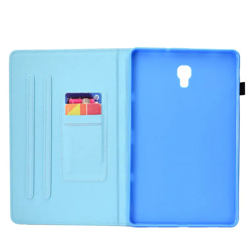 SM T590 T595 чехол для Samsung Galaxy Tab A 10 5 2018 T597 Smart Cover Funda Capa Tablet Cartoon Cat Shell + пленка