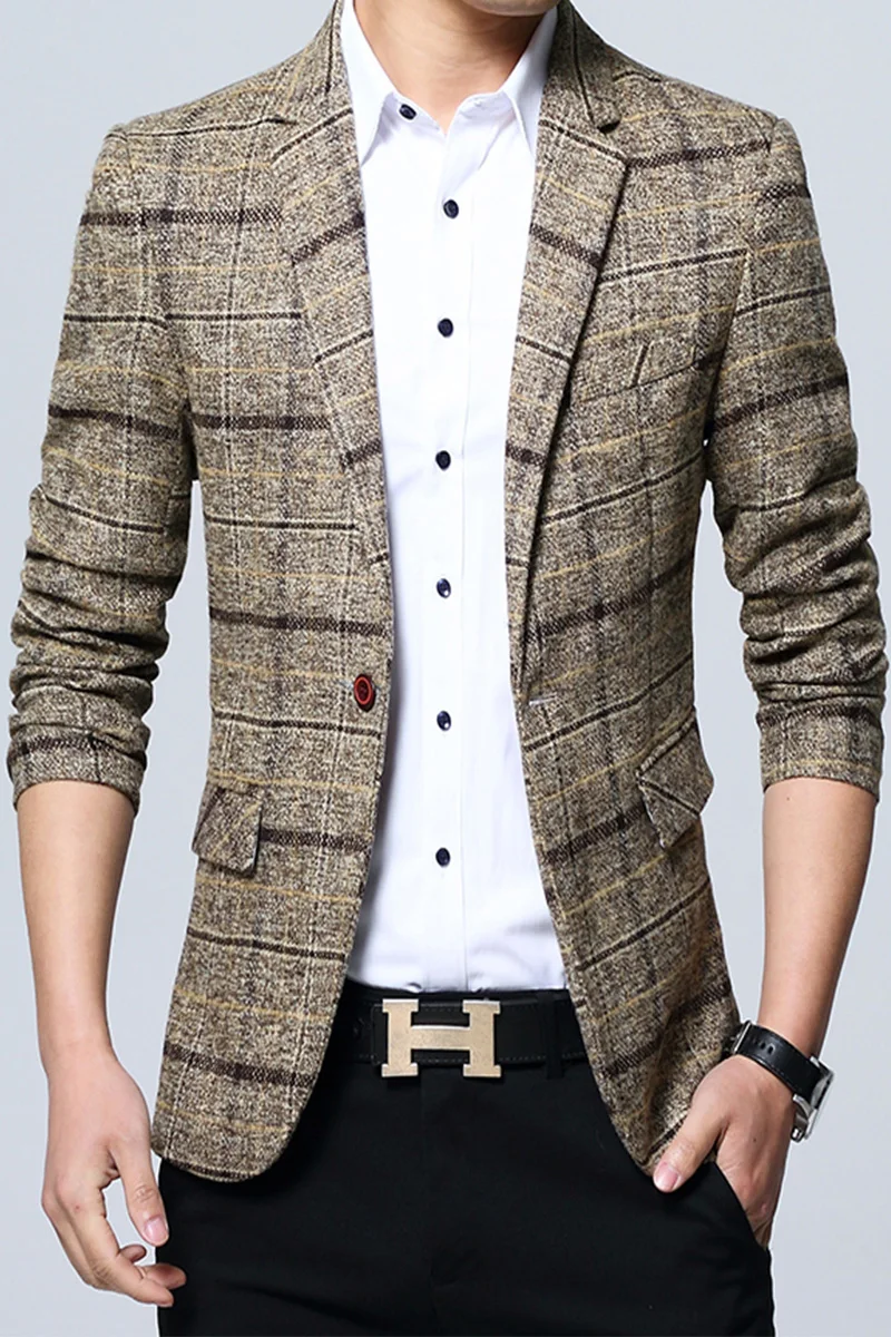 Новая весенняя куртка в британском стиле 2019 мужская Тонкая деловая Модный