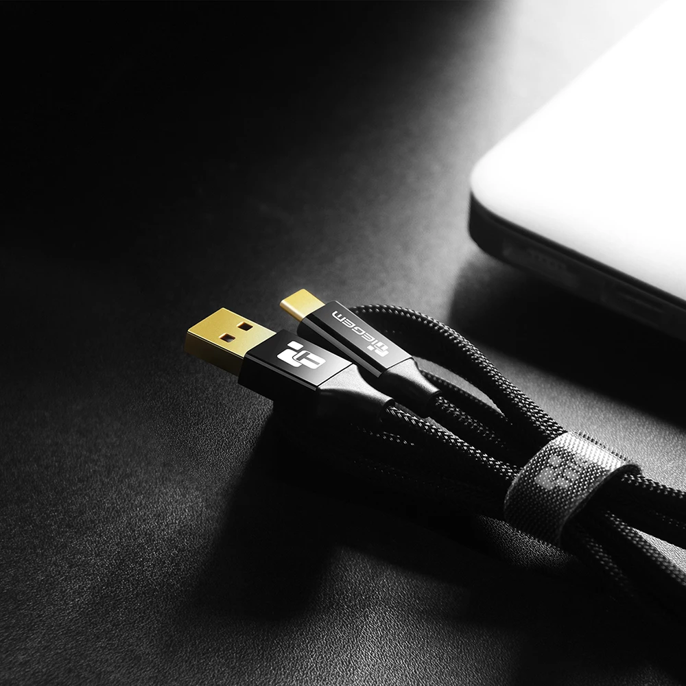 Tiegem USB 3 1 Тип usb C нейлон быстрой зарядки USB-C синхронизации данных Зарядное