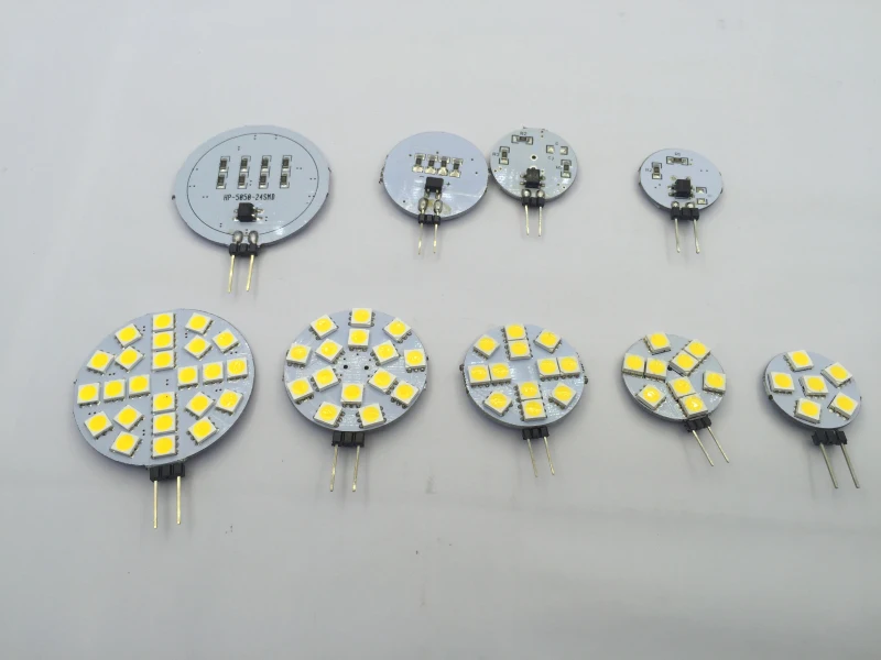 Высокая яркость G4 12v 5050 SMD 1W 2W 3W 4W СВЕТОДИОДНЫЙ машина лодка свет Чистый/теплый