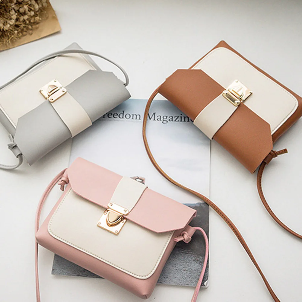 Hot sale small Flap bag PU leather Vintage messenger mini clutch Purses Hasp crossbody High quality shoulder bags women | Багаж и сумки