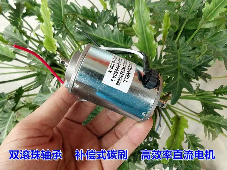 Двойной шарикоподшипник с компенсацией угольной щетки DC120V изысканный двигатель