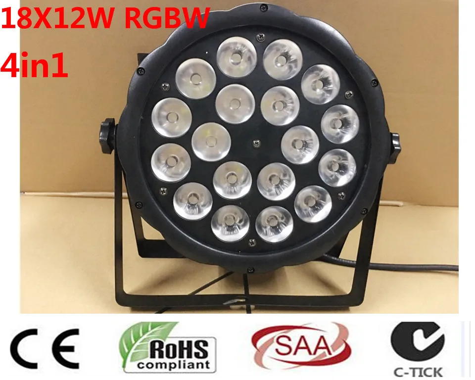 18X12 W RGBW 4in1 16 бит приглушить светодиодный Lattine Par luce Della фасе Della Дискотека дель DJ ди Illuminazione DMX512 4/8CH