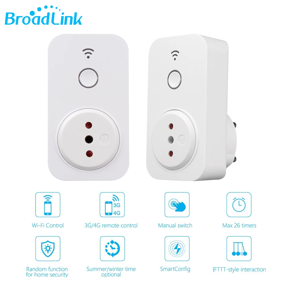 Беспроводная смарт розетка Broadlink SP2 с Wi Fi и таймером UK/CL|Смарт-гаджеты| |