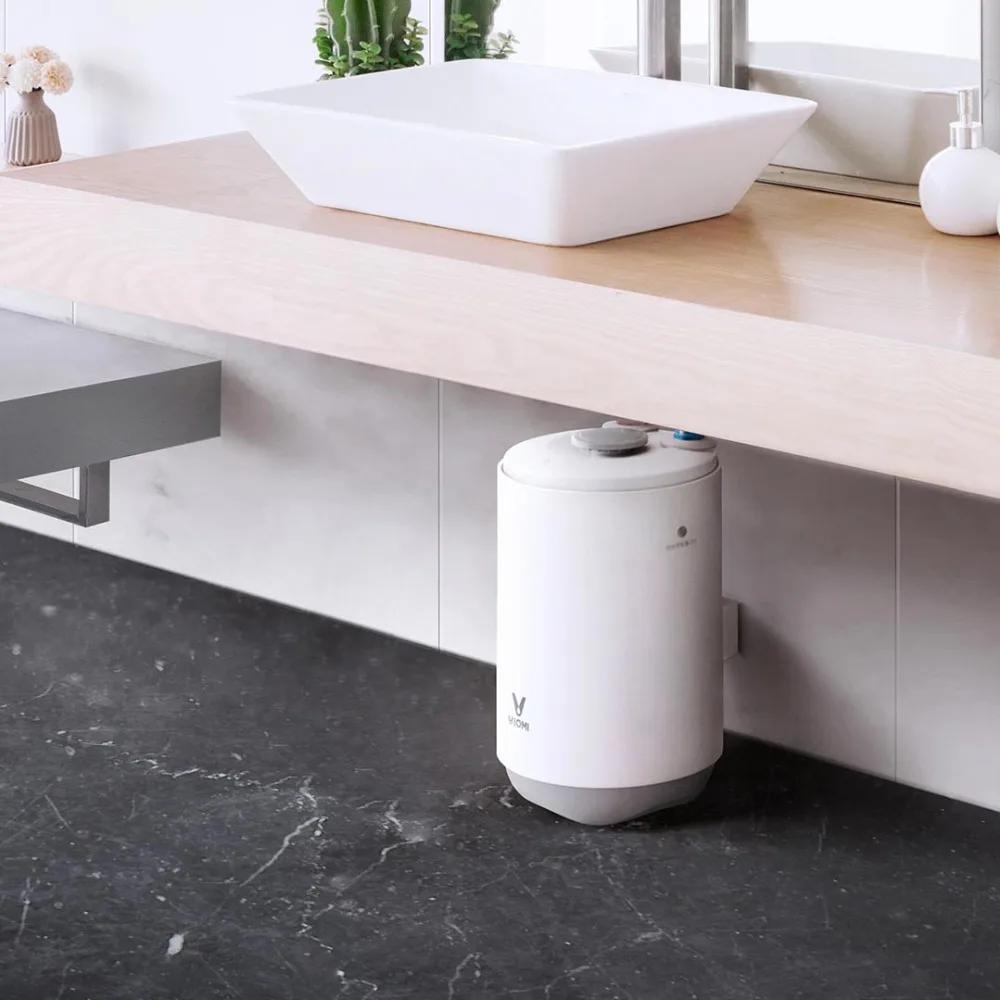 Электрический водонагреватель Xiaomi VIOMI DF01, портативный водонагреватель для кухни, ванной комнаты, 6,6 л, 1500 Вт, портативный водонагреватель