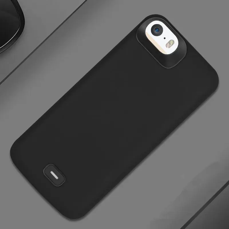 4000 мА/ч для iPhone 5, чехол с аккумулятором из силикагеля, ультратонкий умный чехол для зарядного устройства, внешний аккумулятор для Iphone 5, 5S, Se, чехол для аккумулятора